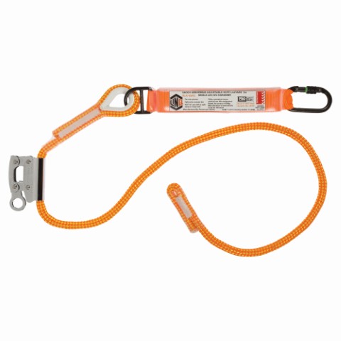 LINQ ROPE LANYARD ADJUSTABLE SNG LEG 1 X SG KARABINER 1 X ROPE GRAB